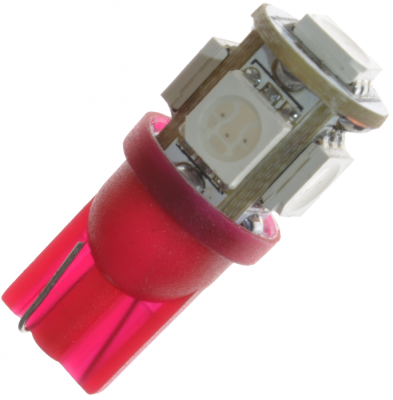 Diodelampe 24V 5xSMD W5W