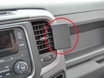 Mobilholder Dodge Ram fra 2013-2018
