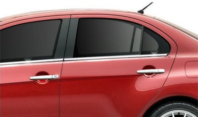 Dørhåndtag i rustfrit stål til Mitsubishi ASX 2010-