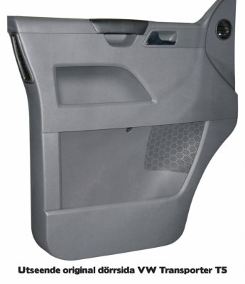 Dørsider til 4 x 6,5" højttalere til VW Transporter T5 2003- & 2010-2015