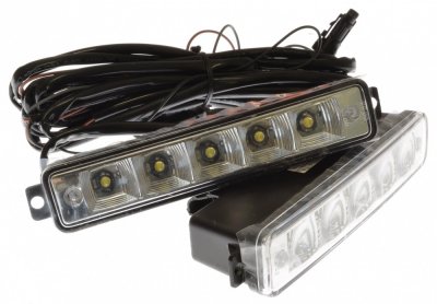 DRL - Dagkørelys 4xDiodx2 Xenon hvid
