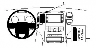 Mobilholder Dodge Durango fra 2011-2020