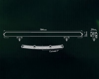 EPIX31 Slim Curved LED Ramp 31 162W - Kraftfuld Lysbar med Powerboost