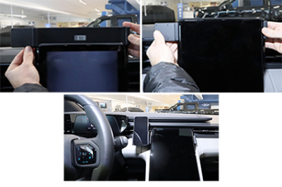 Montering af mobilholder Ford Explorer EV fra 2024-