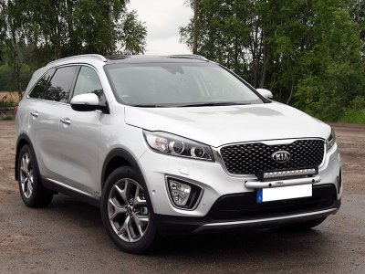 Ekstra lygtebeslag i aluminium til Kia Sorento 2015-