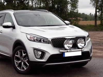 Ekstra lygtebeslag i aluminium til Kia Sorento 2015-