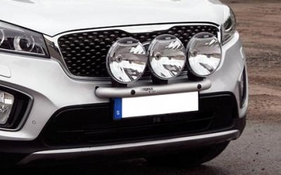 Ekstra lygtebeslag i aluminium til Kia Sorento 2015-