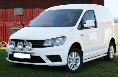 Ekstra lygtebeslag i aluminium til Volkswagen Caddy fra 2016-