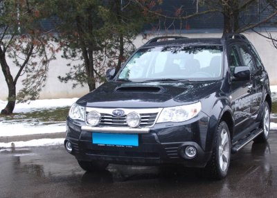 Extraljusfäste i Rostfritt (för 2 extraljus) - Subaru Forester 2008-