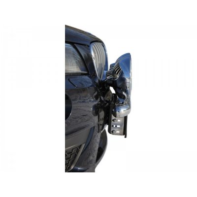 Ekstra lygtebeslag i rustfrit stål til 3 ekstra lygter til BMW X3 F25 2010-2017