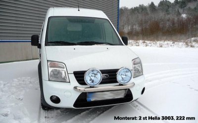 Ekstra lygtebeslag i rustfrit stål til Ford Transit Connect 2009-2013