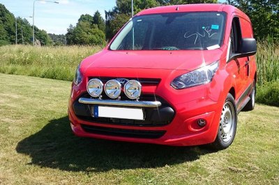Ekstra lygtebeslag i rustfrit stål til Ford Transit Connect 2014-