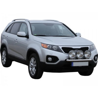 Ekstra lygtebeslag i rustfrit stål til 3 ekstra lygter til Kia Sorento 2009-2012