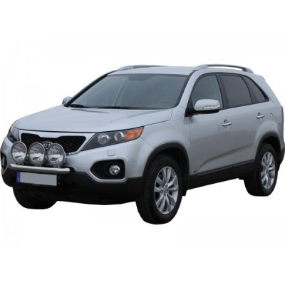 Ekstra lygtebeslag i rustfrit stål til 3 ekstra lygter til Kia Sorento 2009-2012