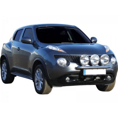 Ekstra lygtebeslag i rustfrit stål til 3 ekstra lygter til Nissan Juke 2010-/2014-