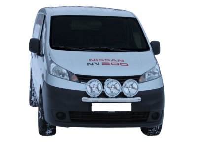 Ekstra lygtebeslag i rustfrit stål til 3 ekstra lygter til Nissan NV200 fra 2010-