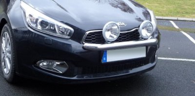 Ekstra lygtebeslag i rustfrit stål til Kia Ceed 2012-