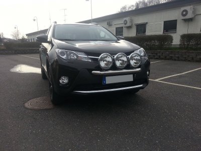 Ekstra lygtebeslag i rustfrit stål til Toyota RAV4 2013-