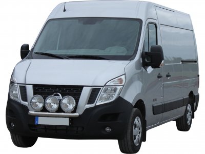 Ekstra lygtebeslag i rustfrit stål til Nissan NV400 fra 2011-