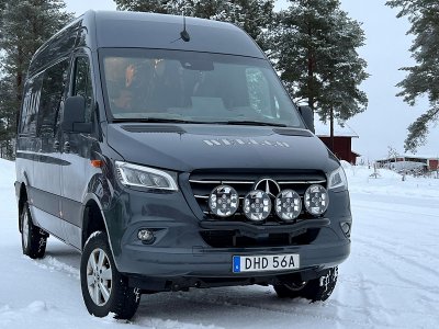 Frontbøjle til 4 ekstra lygter Mercedes Sprinter fra 2018- og nyere