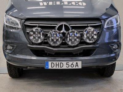 Frontbøjle til 4 ekstra lygter Mercedes Sprinter fra 2018- og nyere