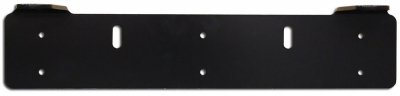 Ekstra lygteholder i sortlakeret aluminium til 2 ekstra lygter (maks. 240 mm)