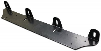 Ekstra lygteholder i sortlakeret stål til 4 ekstra lygter (175 mm)