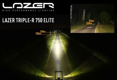 LAZER Tripple-R 750 Elite ekstra lygtebom (+ 720 lumen)