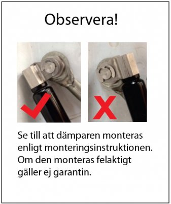 Bageste støddæmper til Ford Ranger fra 2012-2022