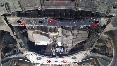 Monteringspunkter til Nissan Qashqai fra 2014-2020