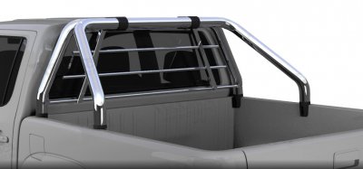Tagbue i rustfrit stål med beskyttelsesgitter til VW Amarok fra 2011-