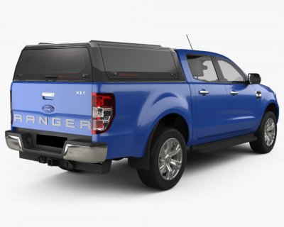 Ladkassekappe Ford Ranger Double Cab fra 2012-2023