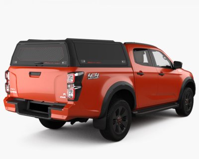 Ladkassekappe Isuzu D-Max fra 2020- | Crew Cab (Double Cab)