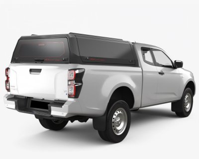 Ladkassekappe Isuzu D-Max fra 2020- | Space Cab (1,5-cab)