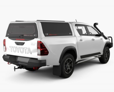 Ladkassekappe Toyota Hilux fra 2016- | Dobbeltkabine