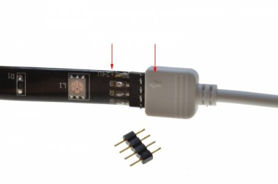 LED Flexistrip til indendørs brug, 12 V RGB - Flerfarvet