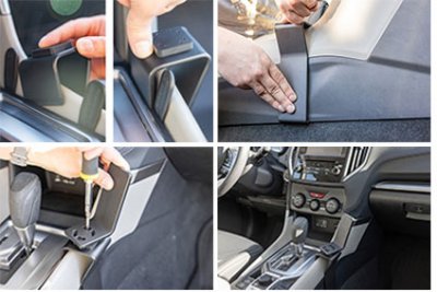Mobilholder Subaru Forester fra 2019-2025