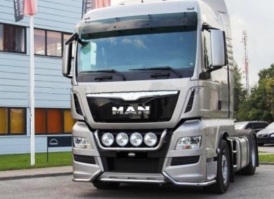 Frontbøjle "City" i rustfrit stål - MAN TGX 2013-