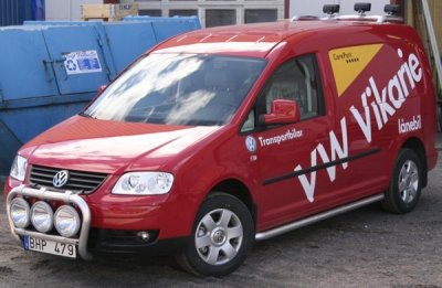 Frontbøjle i aluminium til Volkswagen Caddy 2004-2010