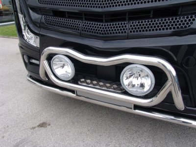 Frontbøjle i rustfrit stål - Mercedes-Benz Actros 2011-