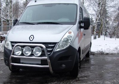Frontbøjle i rustfrit stål til Renault Master 2011-