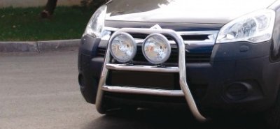 Frontbøjle i rustfrit stål til Citroën Berlingo 2008-