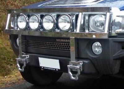 Frontbøjle i rustfrit stål til Hummer H3