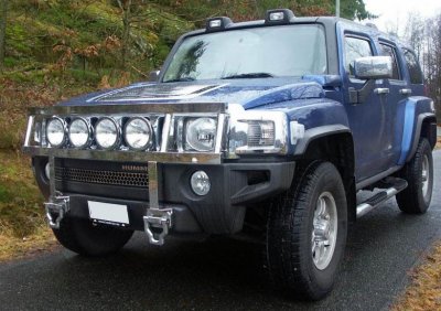 Frontbøjle i rustfrit stål til Hummer H3