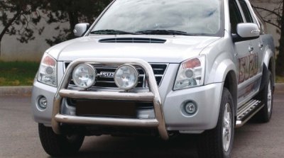 Frontbøjle i rustfrit stål til Isuzu D-Max 2007-2011