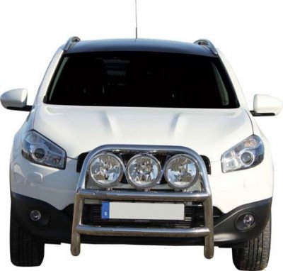 Frontbøjle i rustfrit stål til Nissan Qashqai 2010-2013