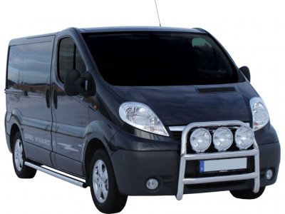 Frontbøjle i rustfrit stål til Opel Vivaro fra 2002-2014