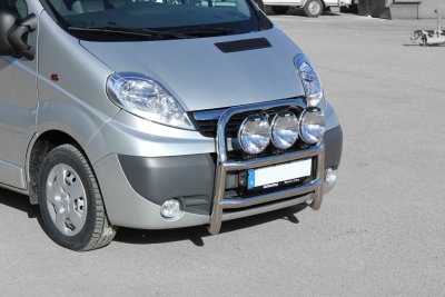 Frontbøjle i rustfrit stål til Opel Vivaro fra 2002-2014