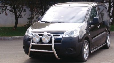 Frontbøjle i rustfrit stål til Peugeot Partner 2008-2015