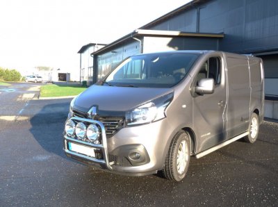 Frontbøjle i rustfrit stål til Renault Trafic 2015-